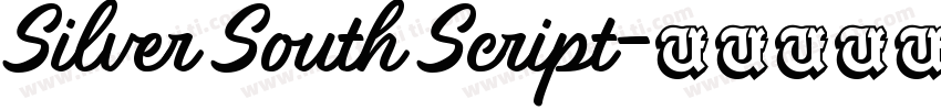 Silver South Script字体转换